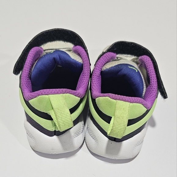 Nike Revolution 7 Boy Girl Baby Toddler Shoes Size 5 C Sneakers Blue Purple - Picture 6 of 10